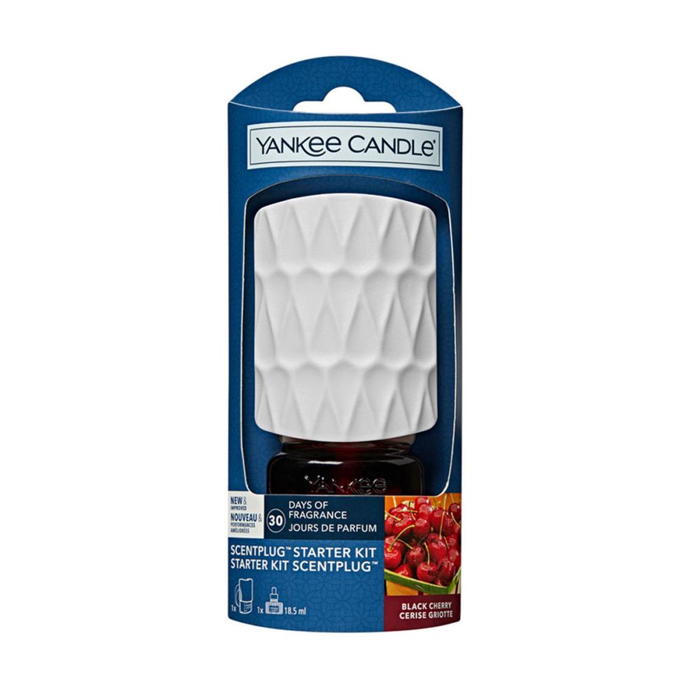 Yankee Candle Black Cherry Organic Scent Plug Starter Kit £7.99